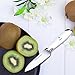 Godmorn Paring Knife Fruit Knife 3.5 Inch Forged Peeling Knife - German Stainless Steel Blade + Straight Edge + Spear Point, White Handle, Paring Fruit Vegetable Skin Peeling Slicing Cutting …