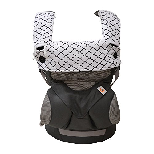 Premium 3 Piece Organic Cotton Drool Teething Pads With Bib for Baby Carriers