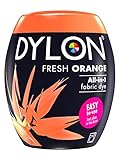 DYLON Machine Dye Pod, easy-to-use fabric colour for laundry, 350g (Fresh Orange)