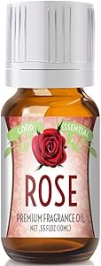Rose Scented Oil by Good Essential (Premium Grade Fragrance Oil) - Perfect for Aromatherapy, Soaps, Candles, Slime, Lotions, and More!