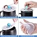 Sumind Mug Warmer Coffee Cup Warmer Beverage Warmer for Office Desk and Home Use, Tea, Water, Cocoa or Milk Cup with Food Grade Silicone Lids (Black)
