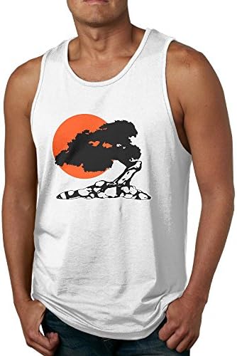 Bonsai Tree Men Cotton Tank Tops Gym Bodybuilding Stringer Sleeveless T-Shirt