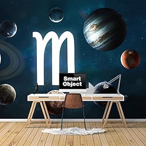 Wall Murals for Bedroom Great Universe Giant Planets Removable Wallpaper Peel and Stick Wall Stickers - 66x96 inches
