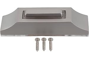 LED Lighted Doorbell Button, Wall Mounted, Zinc Alloy, Easy Installation
