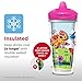 Playtex Sipsters Stage 3 Spill-Proof, Leak-Proof, Break-Proof Insulated Spout Sippy Cups 9 Ounce 2 Count (Color May Vary)