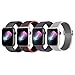 HILIMNY Compatible for Apple Watch Band 44mm, New Nylon Sport Loop, Adjustable Closure Wrist Strap, Replacement Band Compatible for iwatch Series 3 2 1(44mm, Pack 4 B)