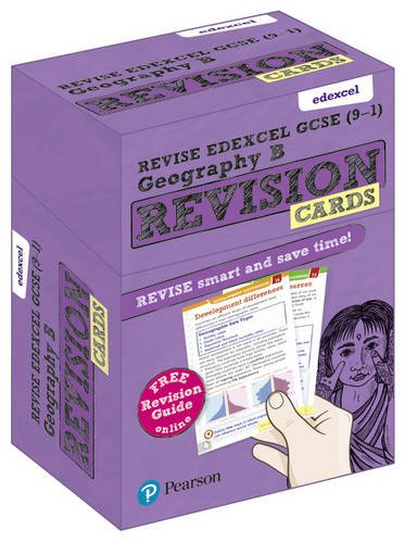Revise Edexcel GCSE (9-1) Geography B Revision Cards: with free online Revision Guides (Revise Edexcel GCSE Geography 16)