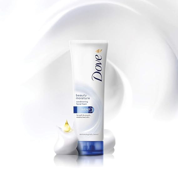 dove facial cleansing foam