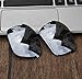 BVANQ Polarized Replacement Lenses for Oakley Bottle Rocket Sunglasses - 5 Options Available (Black Iridium)