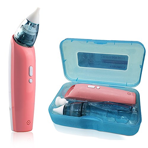 Baby Electric Nasal Aspirator, Nose Cleaner Safe Hygienic and Quick with 3 Sizes of Nose Tips for Newborns and Toddlers