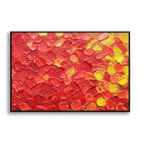 Framed Canvas Wall Art for Living Room, Bedroom Abstract Impression Canvas Prints for Home Decoration Ready to Hanging - 16x24 inches