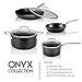 TECHEF - Onyx Collection Nonstick Cookware Set, Made in Korea (7-Piece Set)