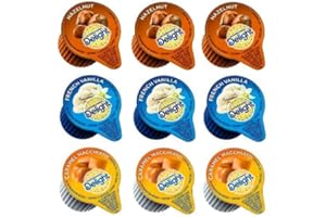 BIGZI International Delight Creamer Non-Dairy Creamer Singles Variety Pack Box Of 48