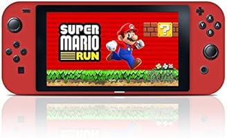 MaxKu Nintendo Switch Funda Protectora Carcasa/Caso/Case, Caja de Silicona Antideslizante de Esmerilado para Nintendo Switch. [Pieles de Caucho Flexibles duraderas y duraderas] (Rojo): Amazon.es: Electrónica