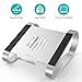 Anypro Laptop Stand - Aluminium Notebook Stand Laptop Computer Stand for Laptop, Notebook Computer Stand Laptop Holder Notebook Support for Apple MacBook/MacBook Pro/Air/ HP, 10-17in Laptops- Silver