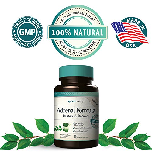 Adrenal Formula Restore & Recover Adrenal Support Supplement using