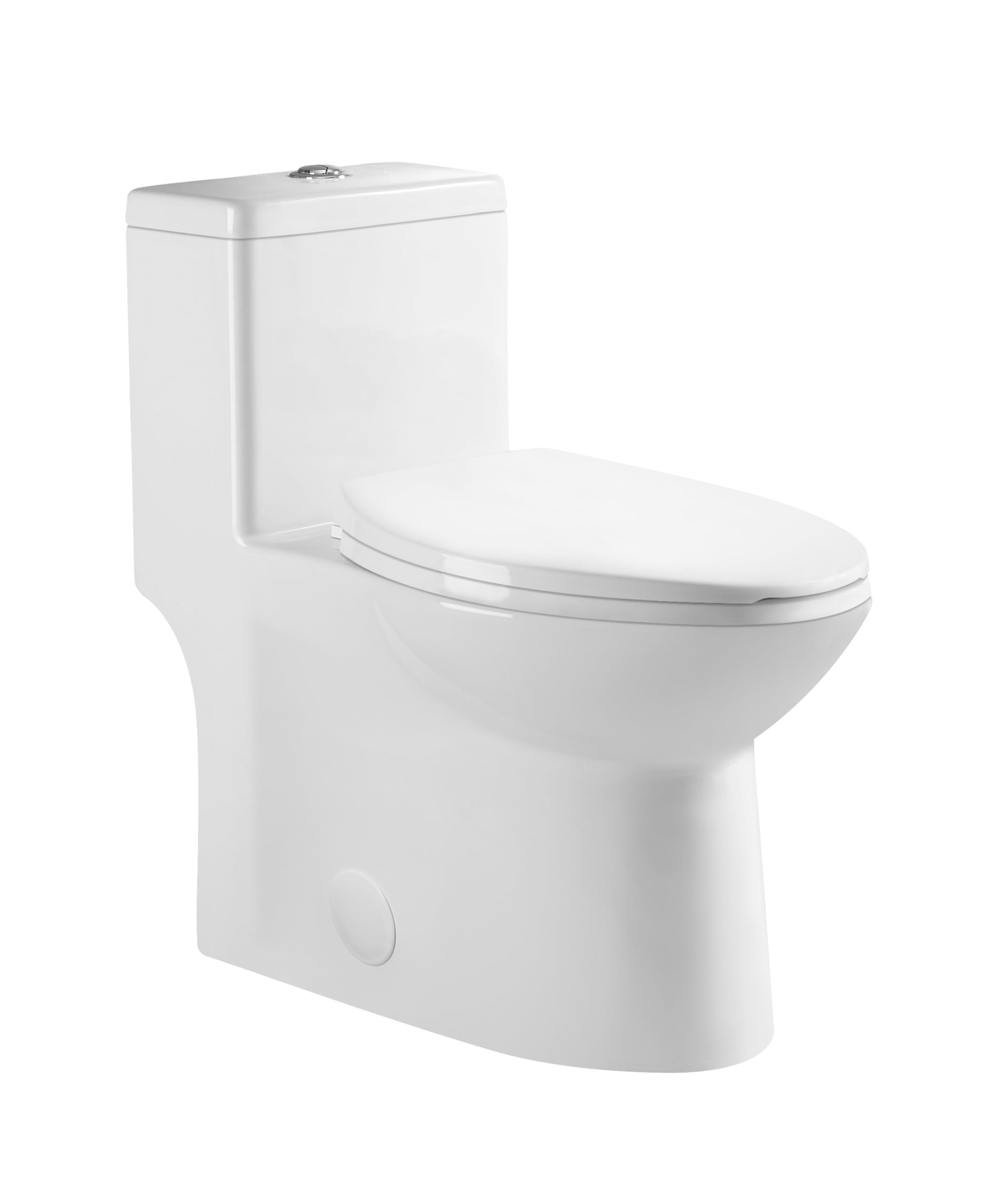 Photo 1 of ** missing some installment hardware**
DeerValley Symmetry One Piece Toilet, Dual Flush 1.1/1.6 GPF Elongated Standard Toilet for Bathroom, Toilets with Comfortable Seat Height (Seat Included) (White)