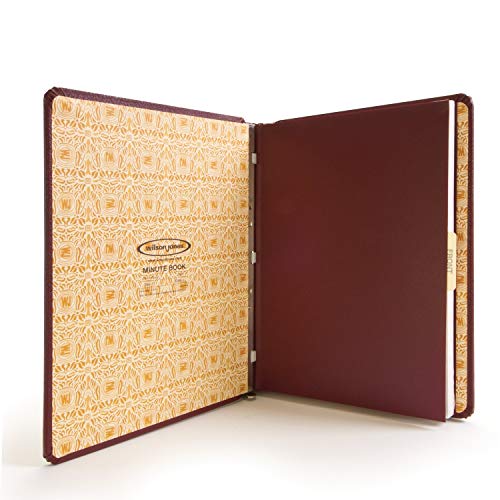 Wilson Jones Minute Book, Binder Only, Letter Size, 250 Page Capacity