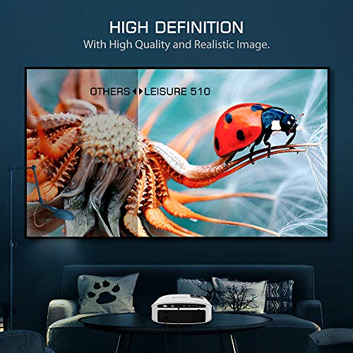 VANKYO Leisure 510 HD Movie Projector with 4500 Lux, Video Projector with 230