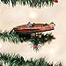 Old World Christmas Craft Boat Glass Blown Ornament