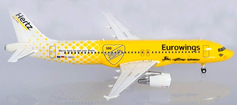 Eurowings Airbus A320 "Hertz 100 years" miniature for craft Collection and gift