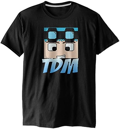 Firewei Dan TDM Logo Men's Dan TDM Logo T Shirt Black.Ready To Ship!
