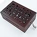 Wingostore Creative Engraved Wooden Music Box 30 Note movement DIY Music Box Make Yr Own Song with Tool Kit