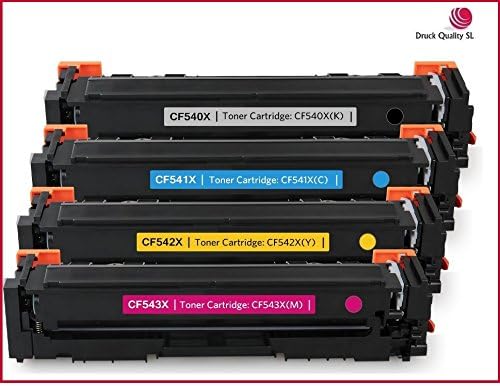 4 Toner compatible HP X203/CF540X