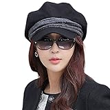 Siggi Wool Newsboy Cabbie Beret Cap for Women Beret Visor Bill Hat