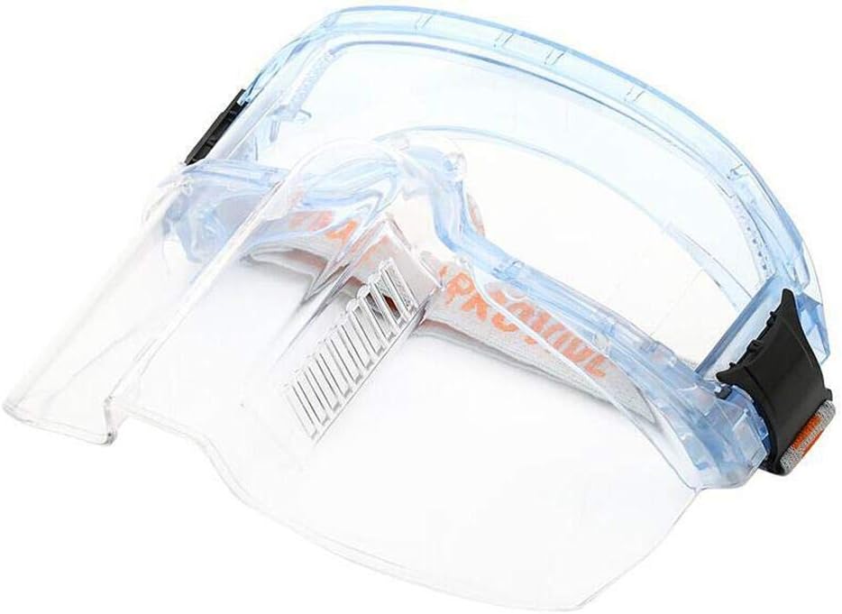 Coyan Anti-Splash Protection, Full face, face Screen, Goggles, Protective Goggles, Transparent Detachable high-Transparent PC, UV-Resistant and Impact-Resistant
