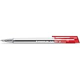 Staedtler 423 M-2 Retractable Ballpoint Pens Line Width M / 0,45 MM Pack of 10 in Cardboard Box, Red