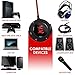 KOTION EACH External USB Stereo Sound Card, Noise Cancelling Headset Stereo Audio Adapter for PC Laptop Desktop Tablet PS4 Xbox One Windows Vista Mac IOS, Plug and play - No Drivers Needed