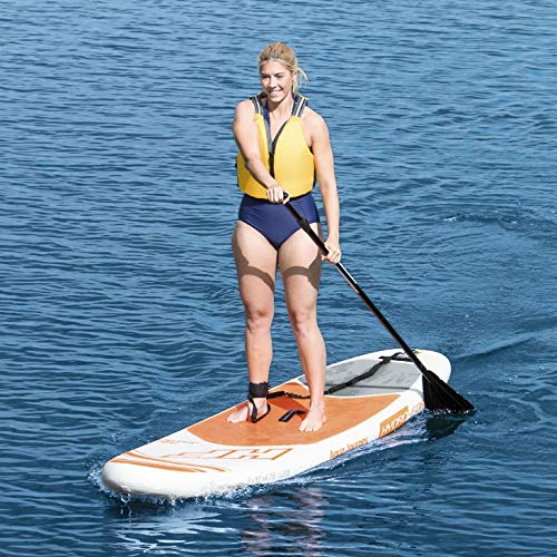 Bestway Hydro Force Fiberglass 85 Inch Adjustable Stand Up Paddle Board SUP Oar