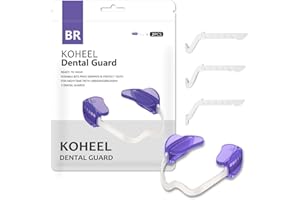 KOHEEL BR-PRO Adjustable Mouth Guard for Teeth Grinding and Clenching, No Boiling Night Guard, Stop Bruxism Dental Guard (2 Count)