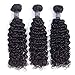 10A Brazilian Virgin Curly Hair 3 Bundles Weave 100% Unprocessed Brazilian Remy Human Hair Extensions Natural Color