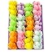 WEWILL Chenille Easter Chicks-Pack of 36 Party Favors Cute Colorful Easter Egg Hunt Bonnet Decorations 1 1/2-Inche
