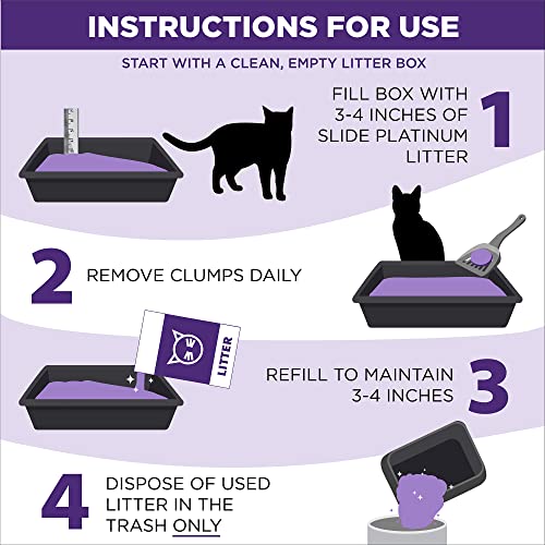 Arm & Hammer SLIDE Platinum MultiCat Easy CleanUp Clumping Cat Litter