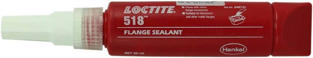 Loctite 518 - Flange Sealant - Gasketing Product - Excellent Oil Resistance - 50 ML Tube - 40 Pack