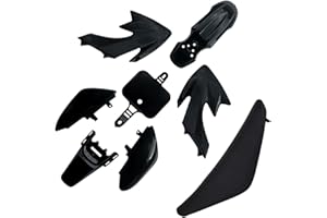 Hyssk, Thicker ABS Plastics Kit with High Elasticity Black Tall Seat for Honda CRF50F XR50R CRF XR 50 SSR Chinese 110cc 125cc Dirt Pit Bike