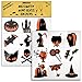 Lulu & You Halloween Party Wine Glass Markers - Fun Decoration Props - Wine Charms Alternative