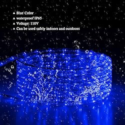 Buyagn Rope Lights Outdoor,100ft LED Rope Lights