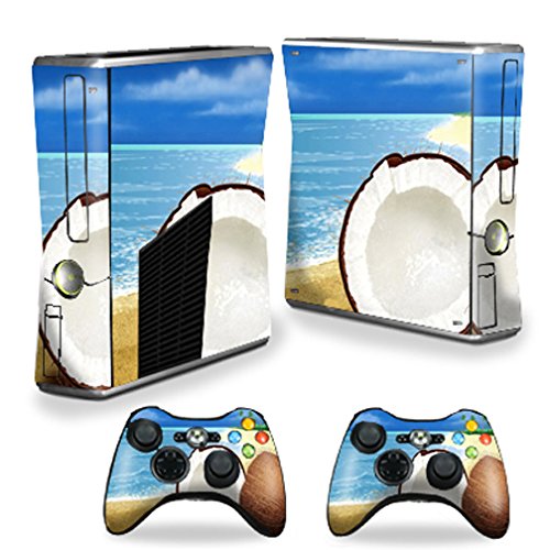 MightySkins Skin Compatible with Microsoft Xbox 360 S Slim + 2 Controller Skins…
