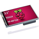 3.5 Inch 480x320 Touch Screen TFT LCD SPI Display Panel for Raspberry Pi 5, Pi4B, 3B+, 3B, 2B