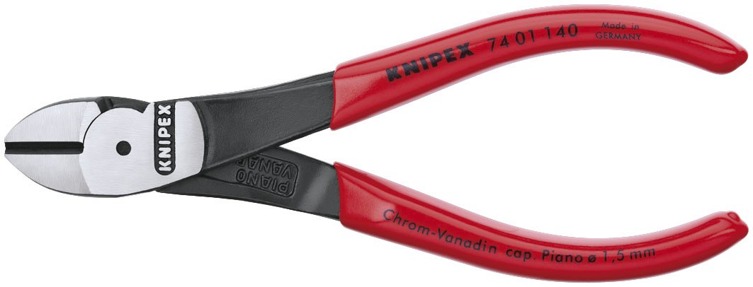 KNIPEX High Leverage Diagonal Cut, Red