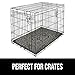 GORILLA GRIP Dog Doormat, Absorbent Doormats for Muddy Dogs Paws, 48x30 Machine Washable Soakstopper Rugs, Cleaner Floors, US Designed Pet Bed Door Mat, Indoor Entrance Pets Rug, Paw Gray