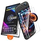 TRANSNOVO Switch 2 スイッチ2 用 保護フィルム [2枚入り＋ブック型ガイド枠付き] ガラスフィルム 9H硬度 高透過率 全画面保護 貼り付け簡単 気泡ゼロ 自動吸着 飛散防止 耐衝撃 高感度タッチ 指紋防止 ニンテンドースイッチ2対応 ドック・ケース対応