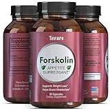 Forskolin Extract â€“ Natural Weight Loss Diet Pills â€“ Fat Burner + Appetite Suppressant That Works â€“ 250 mg Capsules â€“ Get Thin + Lose Fast with the Best Pure Coleus Forskohlii Root â€“ Tevare