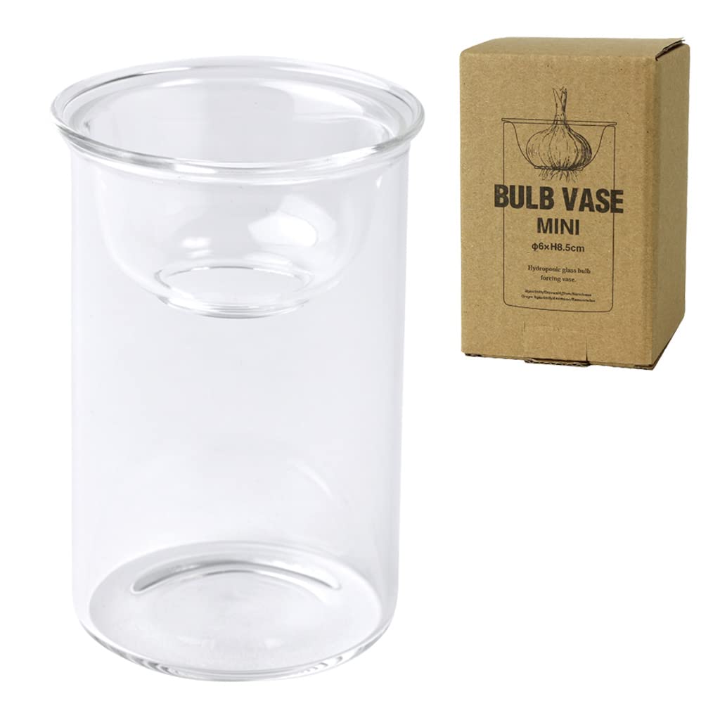 SPICE OF LIFE(スパイス) 水替えしやすい 水栽培ガラスベース 花瓶 MINI BULB VASE バルブベース クリア 8.5cm KEGY4052商品画像