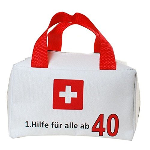 TASCHE 1. HILFE FÜR ALLE AB 40 GESCHENKARTIKEL 40. GEBURTSTAG DEKO ZUM BEFÜLLEN