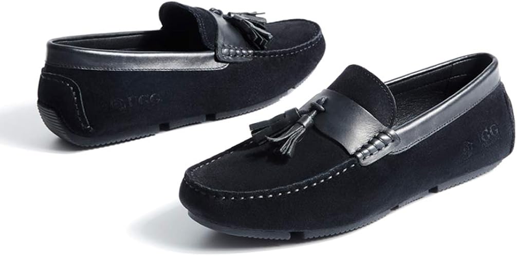 Amazon D K Ugg メンズスリップオンローファープレミアム シフスキンドライビングシューズ Capizzi Tassel Loafer Dk707 D K Ugg ローファー スリッポン
